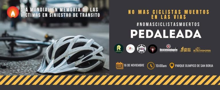 Pedaleada por el Día Mundial en Memoria de las Víctimas de Siniestros de Tránsito